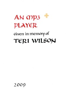 Wilson, Teri