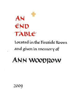 Woodrow, Ann